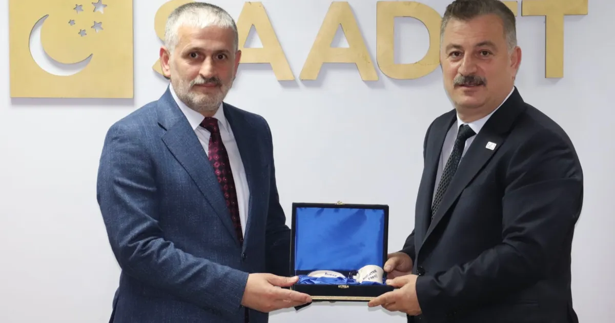 Anahtar Parti'den Saadet Partisi'ne ziyaret