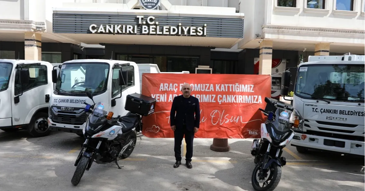 Çankırı Belediyesi yeni araç sayısı 100’ü aştı
