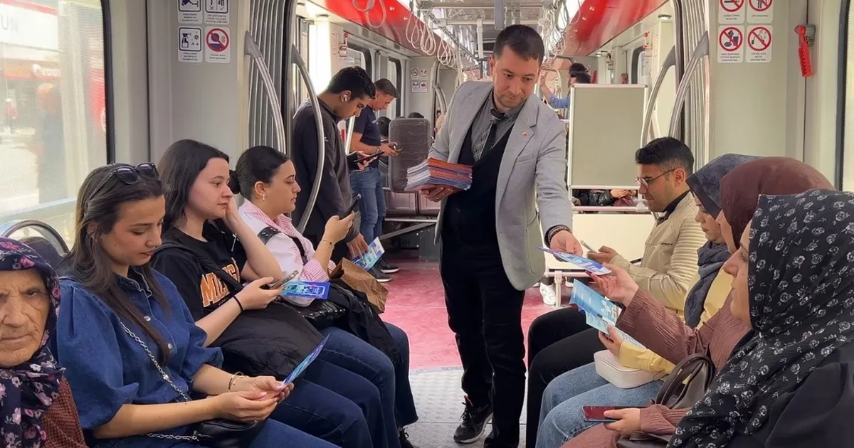 Kayserililere sahada KBB Trafik uygulaması tanıtımı