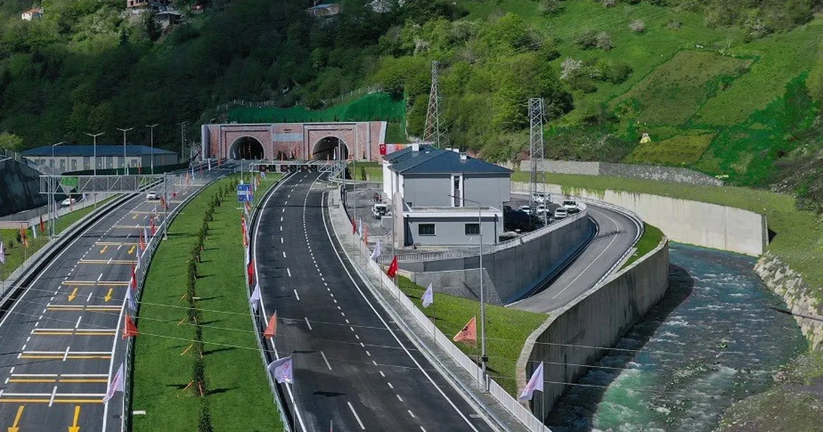 Zigana Tüneli seyahat süresi 20 dakika kısaldı