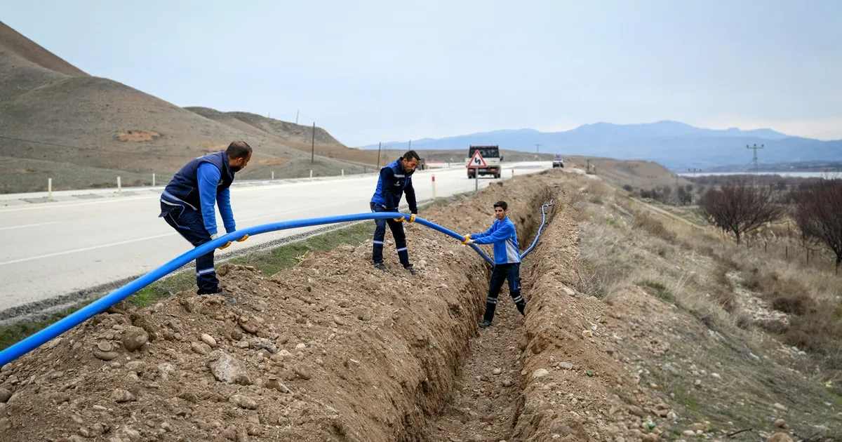Malatya Yazıhan'da içme suyu hattı yenileniyor - Gündem Haberleri