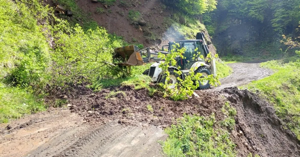 Ordu’da kuvvetli yağış sonrası 120 heyelan