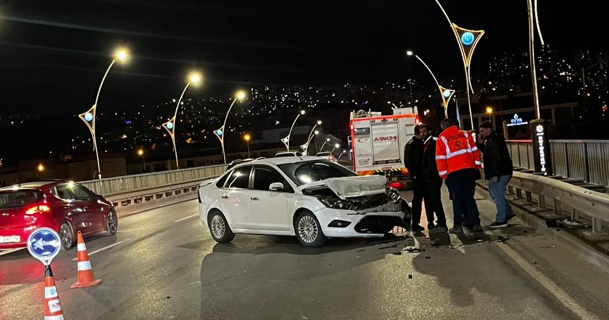 Kocaeli A Takımı’ndan kazaya ilk müdahale