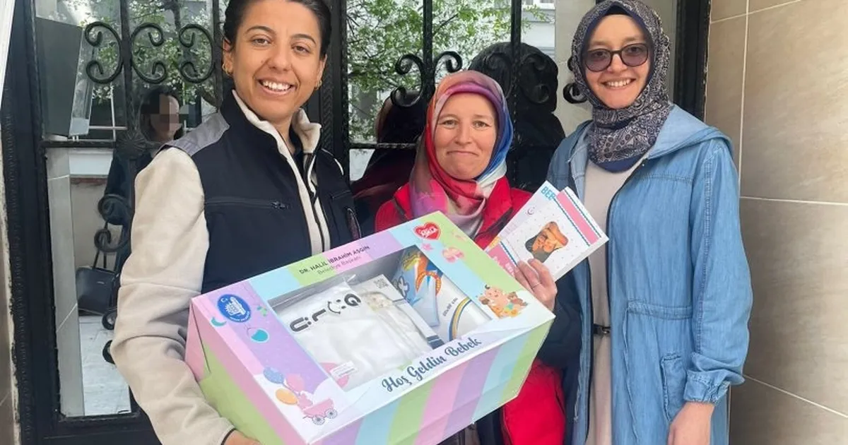 Çorum'da anne ve bebeklere evde destek