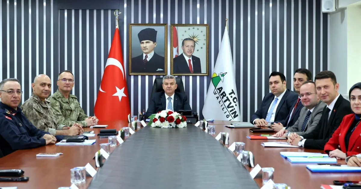 Artvin'de Güvenlik Kurulu toplandı