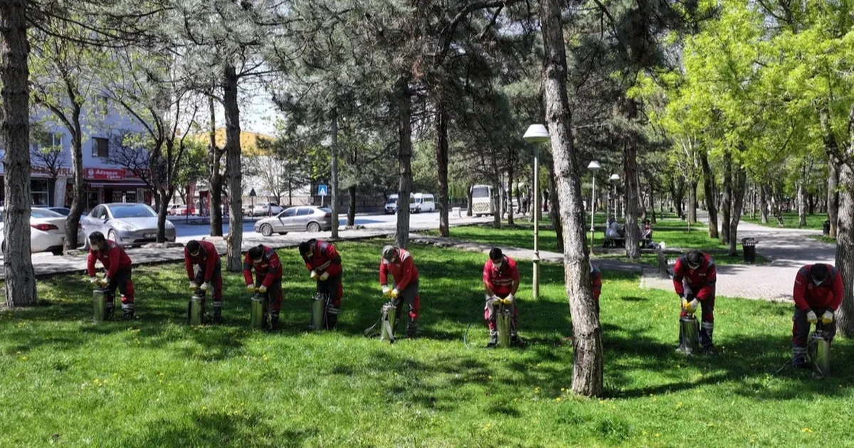 Kayseri Kocasinan'da açık alanlarda yoğun ilaçlama - Gündem Haberleri