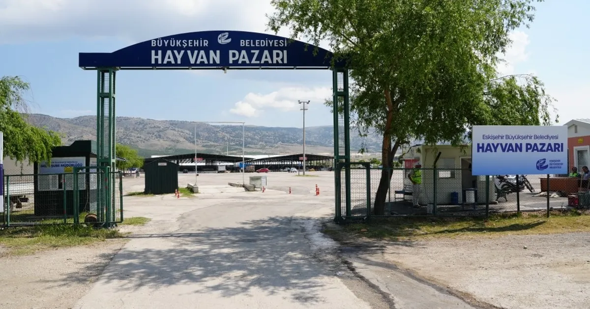 Eskişehir’de Hayvan Pazarı Kurban Bayramı için hazırlanıyor