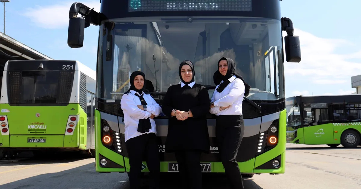 Kocaeli’de ulaşıma “anne eli” değdi