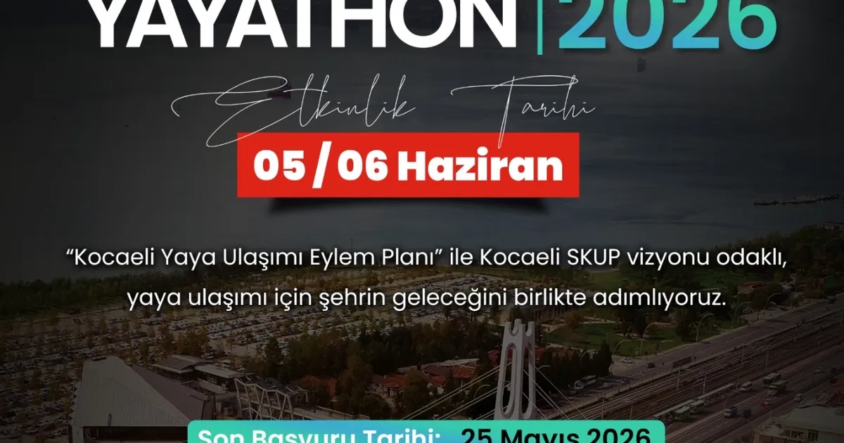 Kocaeli'de gençler yaya geleceğini tasarlıyor... “Yayathon” ile yaya çözümleri geliştirilecek - Gündem Haberleri