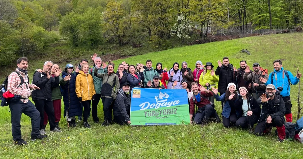 Kocaeli Büyükşehir’in doğa yürüyüşüne büyük ilgi