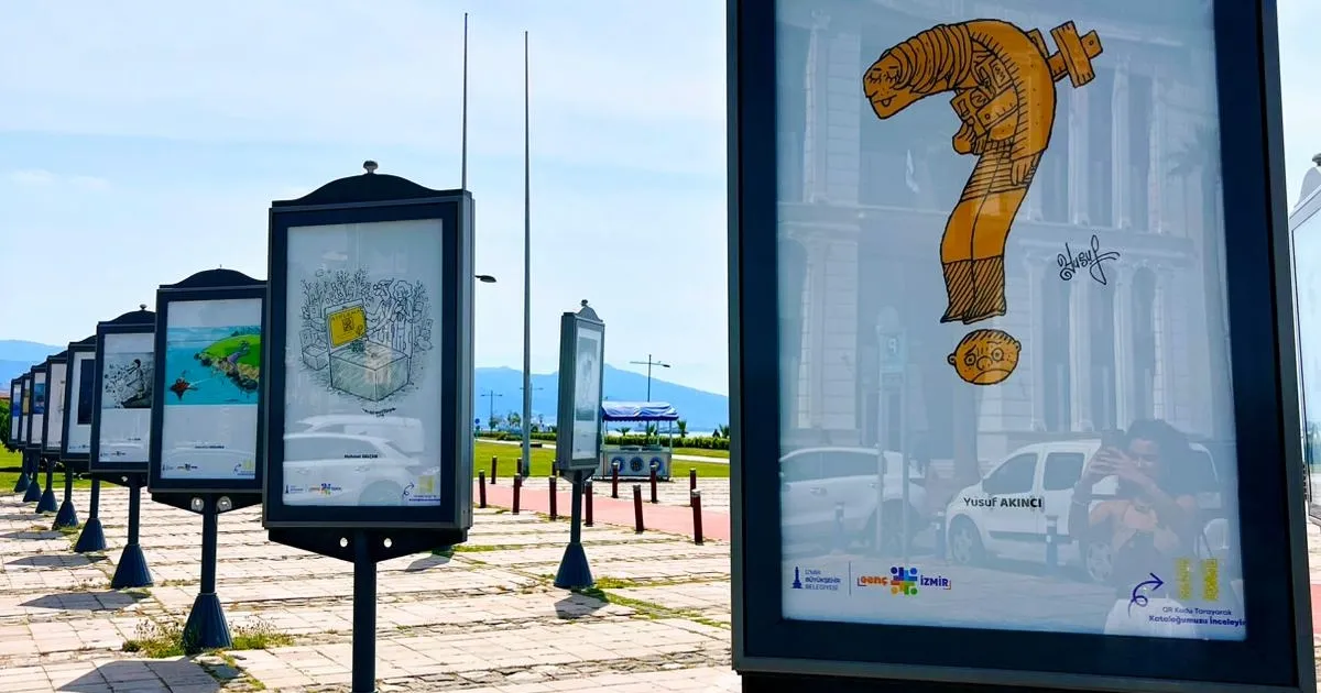 “Gençlik Nerede?” karikatür sergisi İzmir’de açıldı