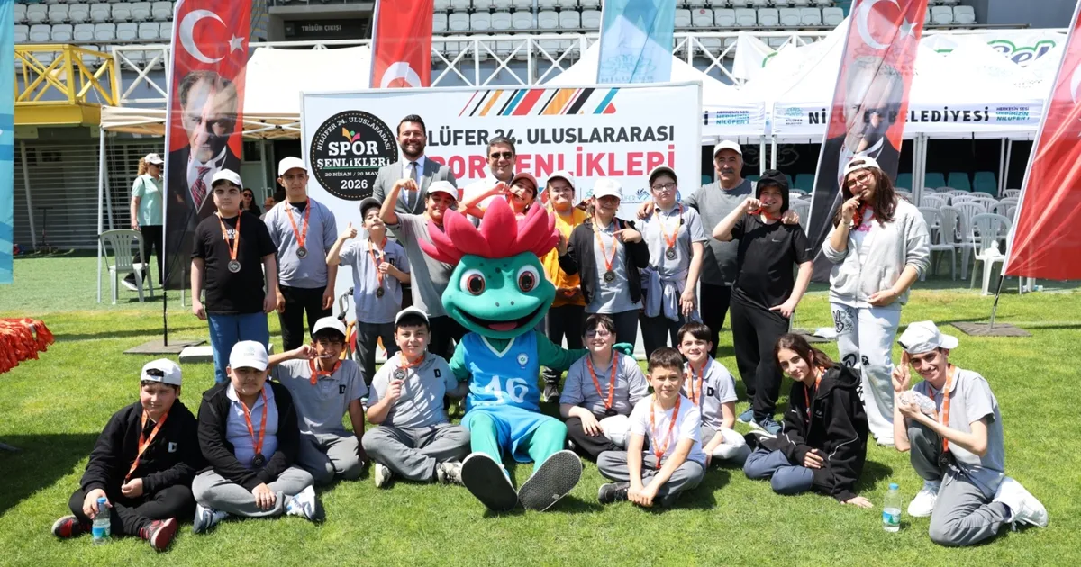 Bursa Nilüfer’de özel çocukların spor coşkusu