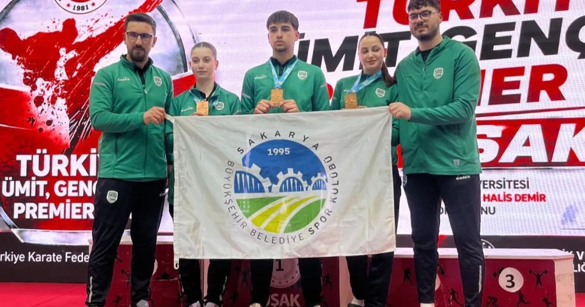 Sakarya’nın sporcuları farklı illerde kürsüde