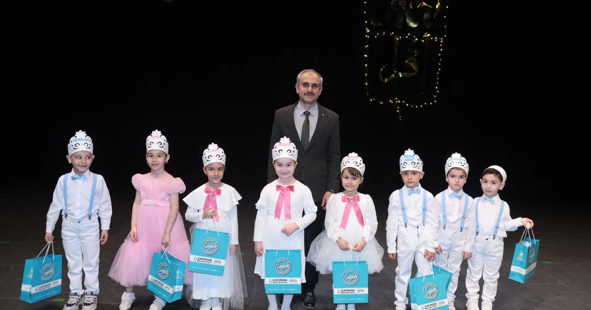 Çayırova'da çocuklar Kur’an’a geçme heyecanı yaşadı