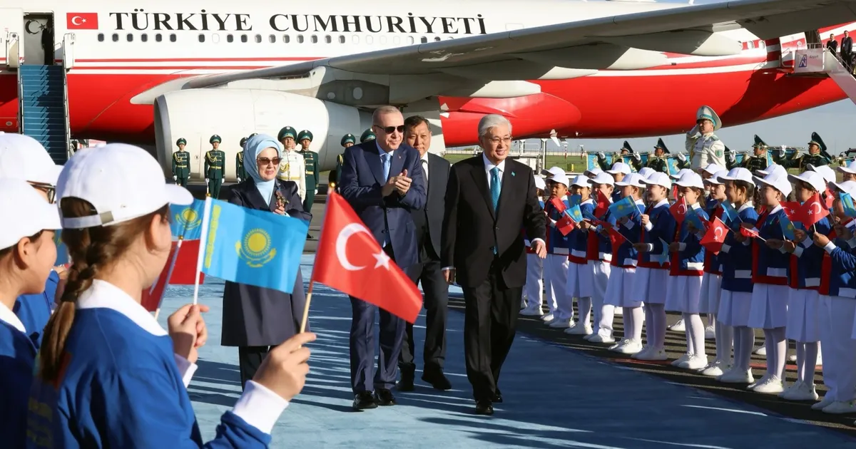 Cumhurbaşkanı Erdoğan Astana'da