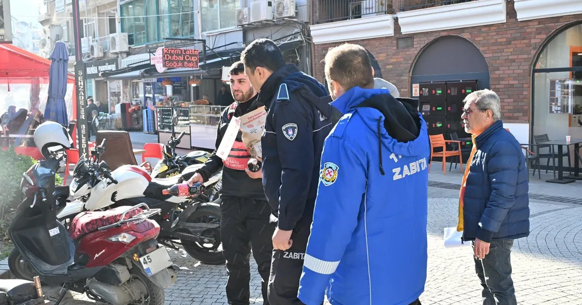 Manisa'da Sevgi Yollarında kameralı denetim