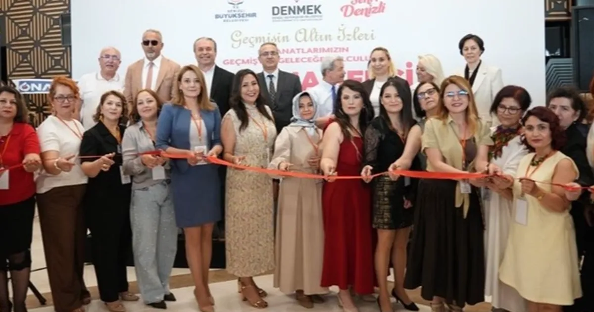 Denizli’de ‘Geçmişin Altın İzleri’ sergisi açıldı