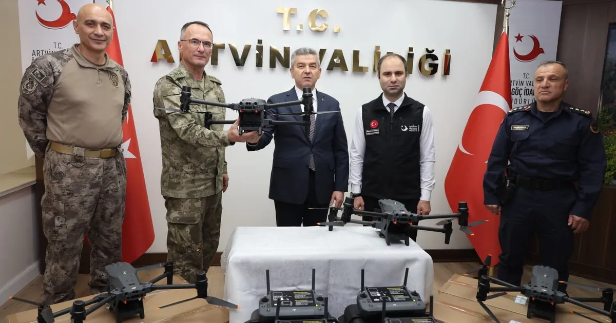 Artvin’de 4 termal drone göreve başladı