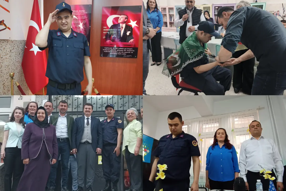 Özel Eğitim öğrencisinin askerlik heyecanı - Gündem Haberleri