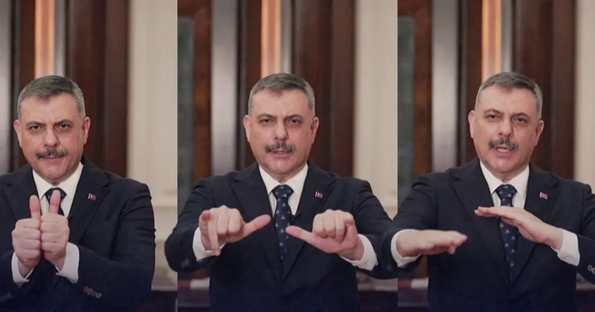 Bakan Çiftçi’den özel işaret dilli mesaj... "Birlikte aynı milletin fertleriyiz"