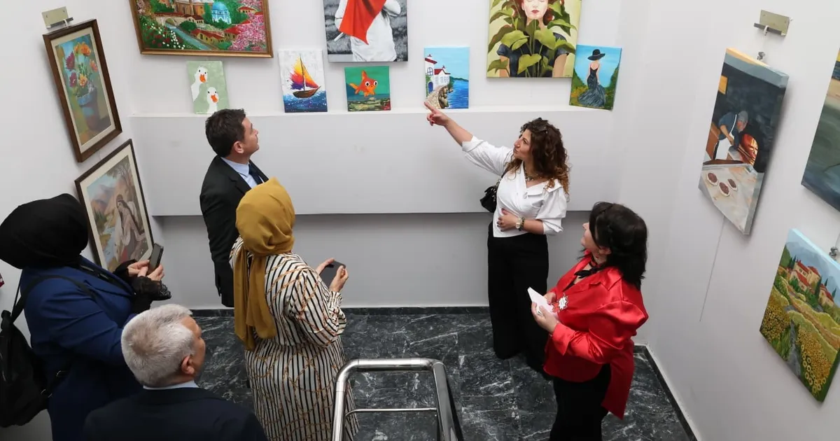 Bursa Osmangazi’de bir yıllık emek sergiye taşındı