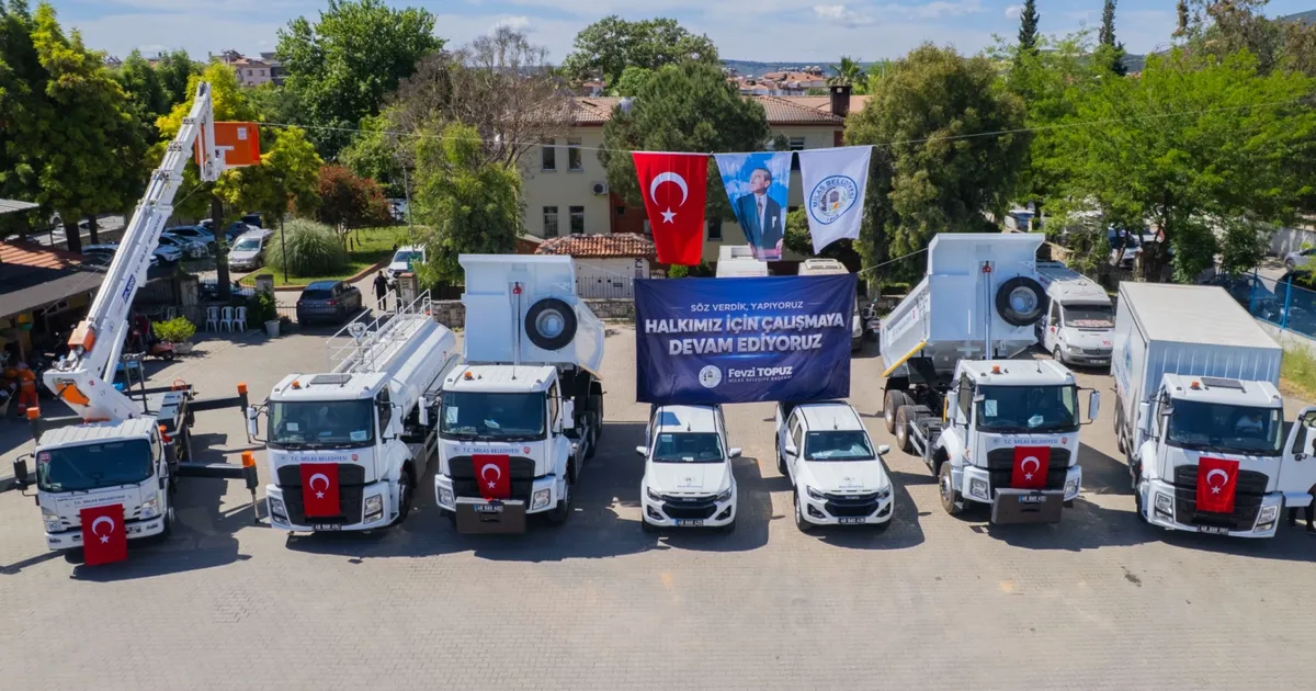 Muğla'da Milas Belediyesi araç filosunu güçlendiriyor