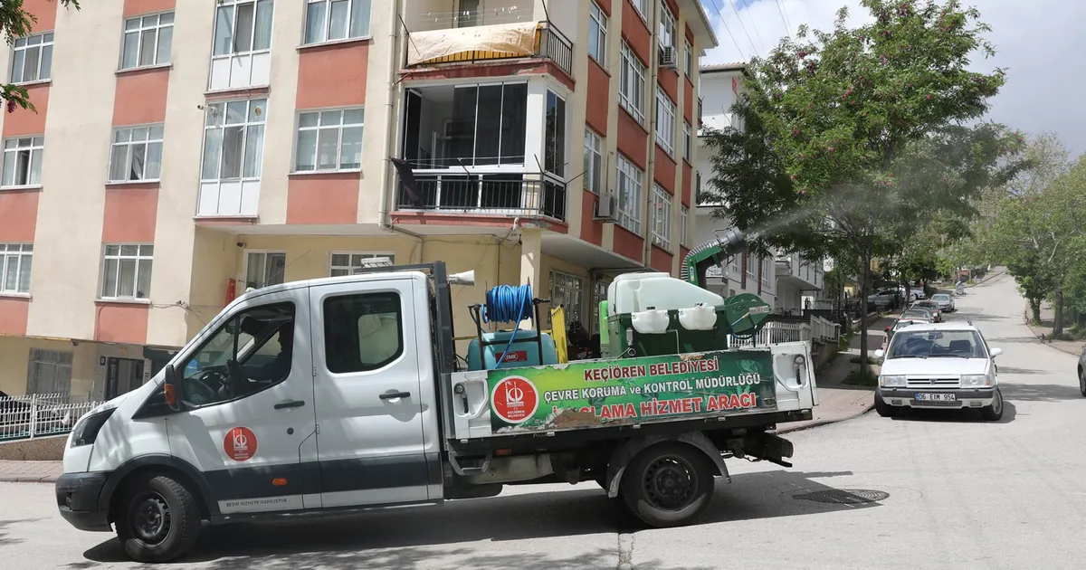 Ankara Keçiören'de çevre ilaçlanıyor - Gündem Haberleri
