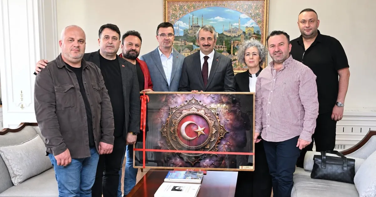 Edirne Gazeteciler Derneği’nden Vali Sezer’e ziyaret