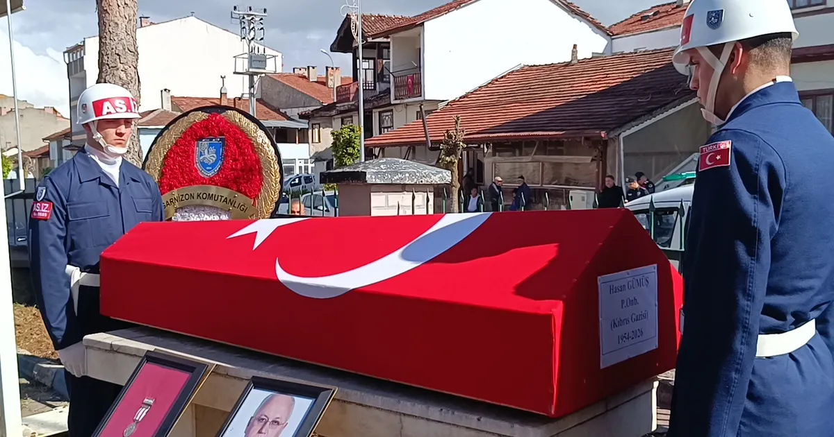 Bilecik'te Kıbrıs Gazisi Hasan Gümüş'e son görev