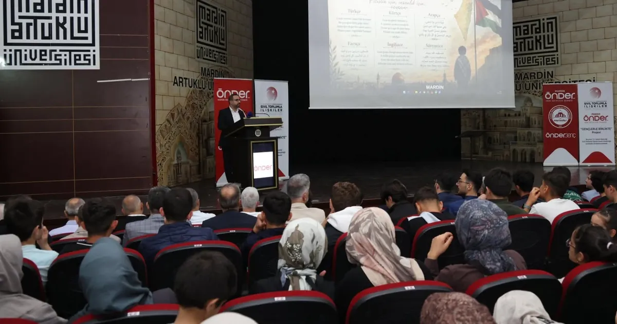 Mardin’de Gazze temalı 6 dilde şiir dinletisi