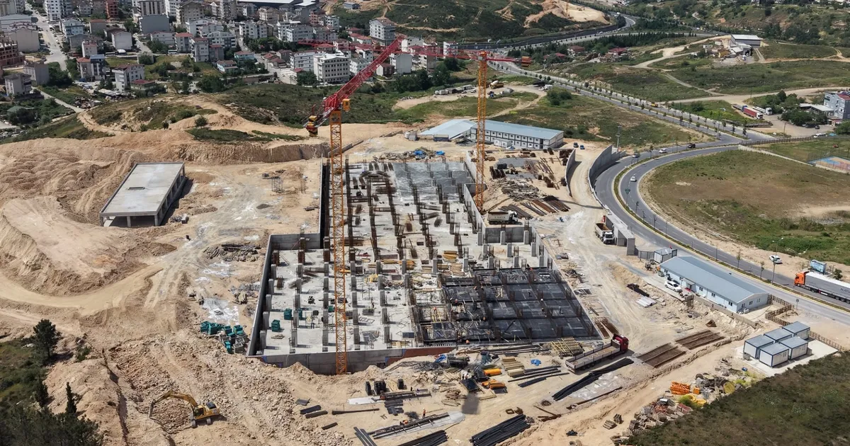 Kocaeli Çayırova'da hastane inşaatına tam gaz devam - Gündem Haberleri