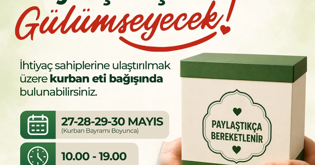 İzmit'ten Kurban Bayramı’nda dayanışma çağrısı