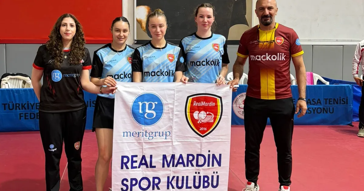 Mardin Kadın Takımı masa tenisinde tarih yazdı