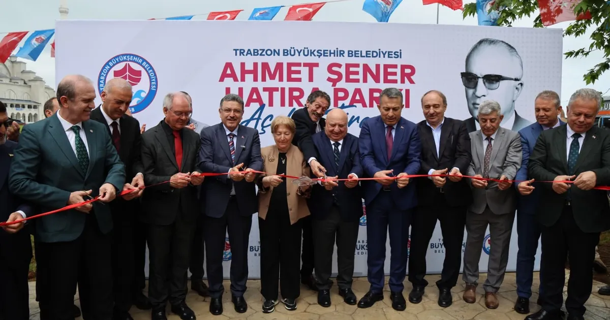 Trabzon’da Ahmet Şener Hatıra Parkı açıldı