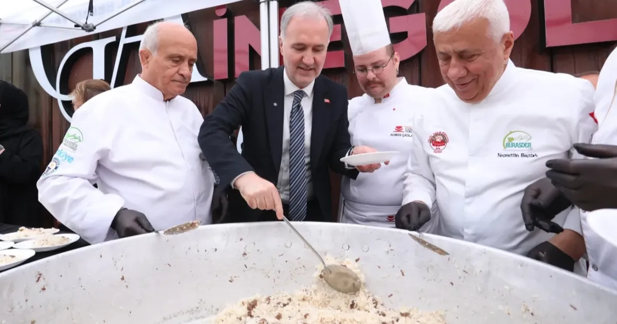 7 bölgenin 7 pilavı Bursa İnegöl'de tanıtıldı