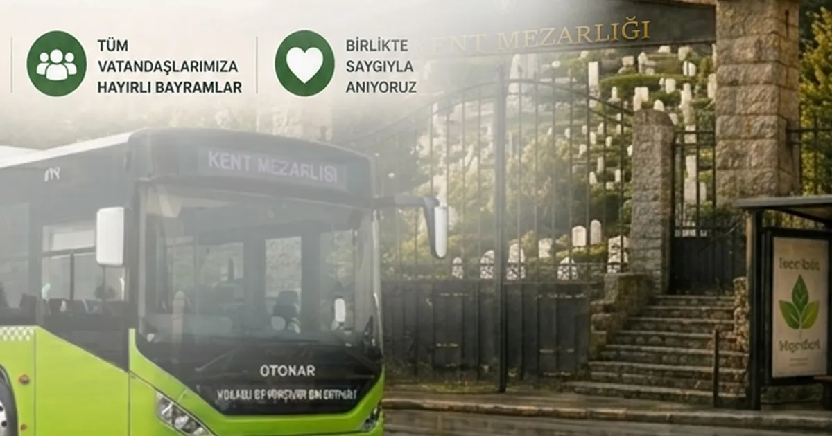 Kocaeli'de mezarlıklara ulaşım ücretsiz