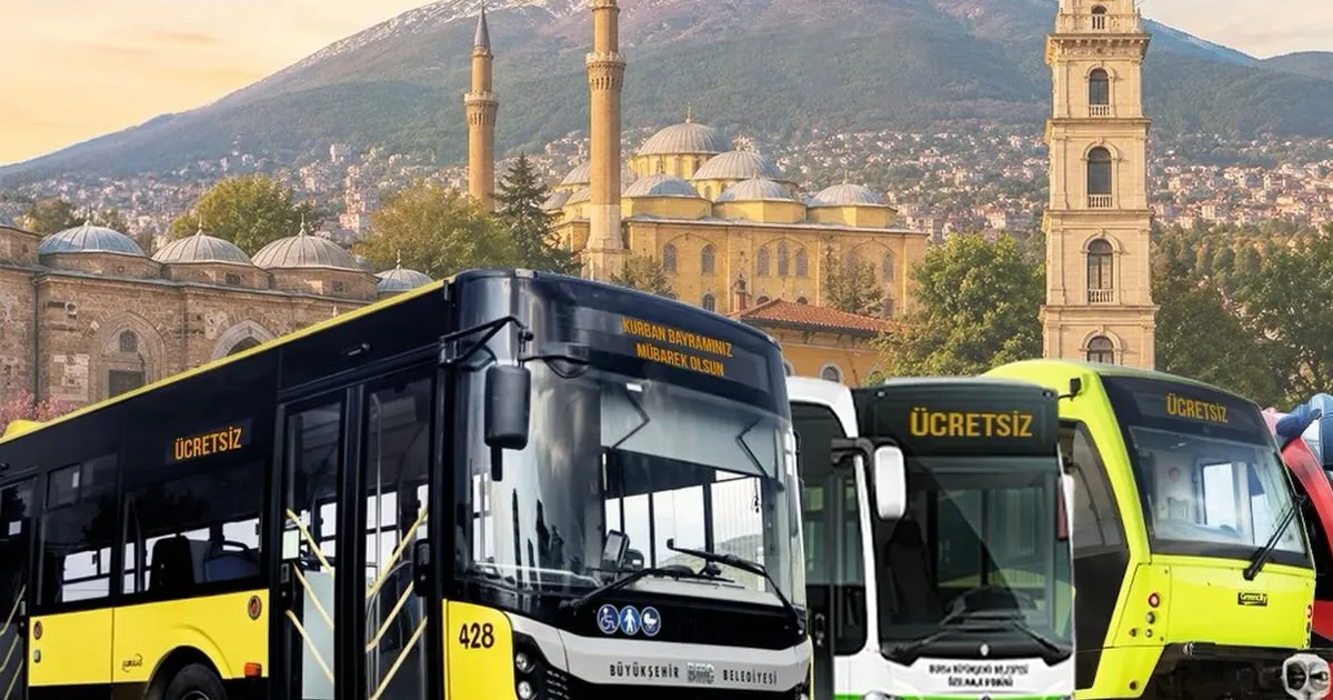 Bursa’da bayramda ulaşım ücretsiz