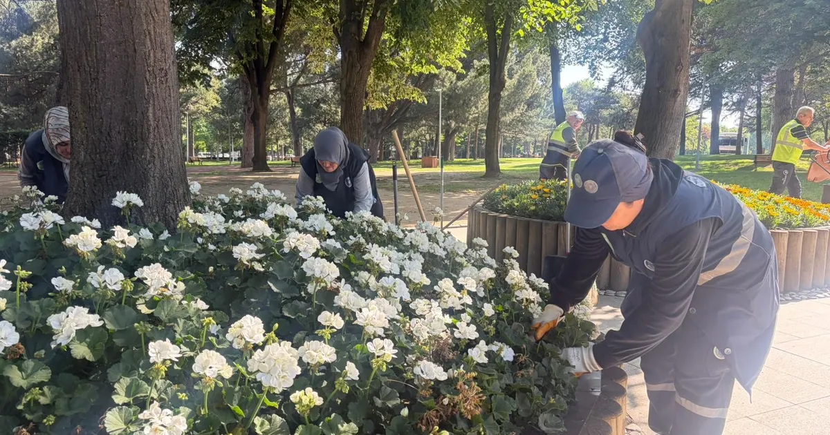 Bursa'da yeşil alanlarda çifte hazırlık