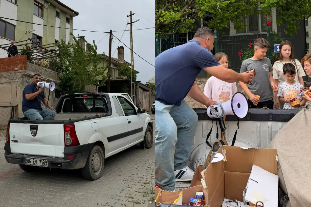 Nallıhan'da ikramlı bayram lutlaması