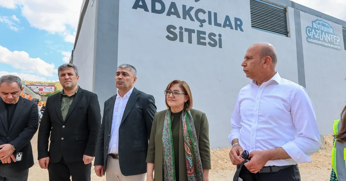 Gaziantep Besi OSB'deki yeni siteye yakın mercek