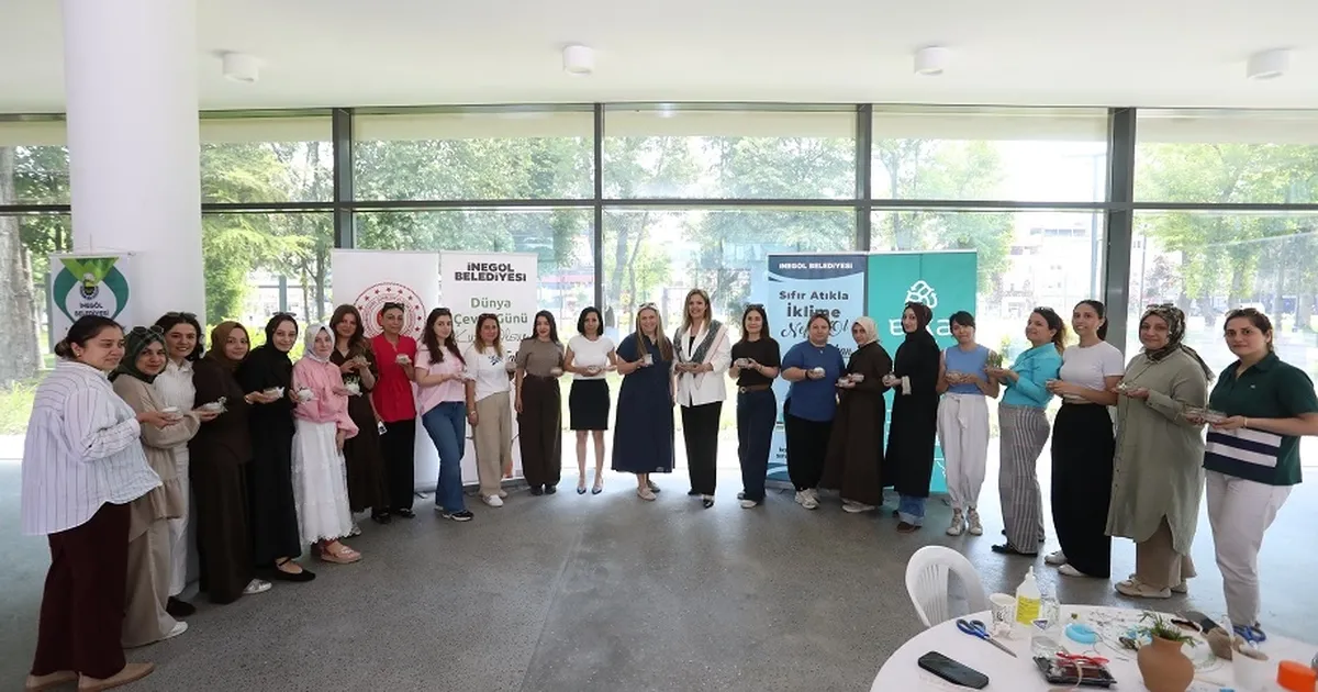 Bursa İnegöl'de Çevre Haftası kutlamaları Workshop ile başladı