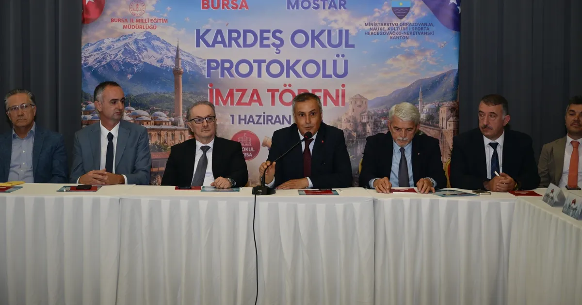 Bursa ile Mostar arasında eğitim köprüsü kuruldu