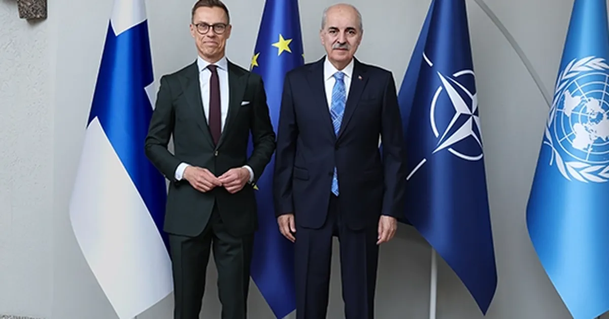 Finlandiya Cumhurbaşkanı, TBMM Başkanı Kurtulmuş'u kabul etti