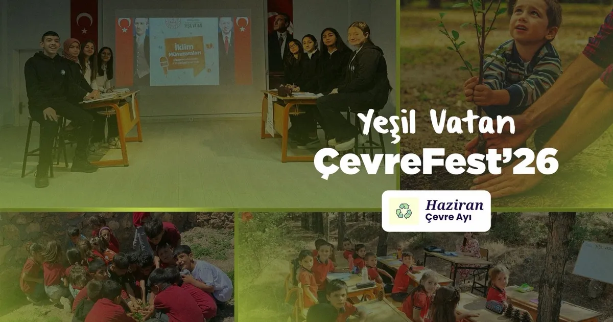 Okullarda Haziran teması 'Çevre'