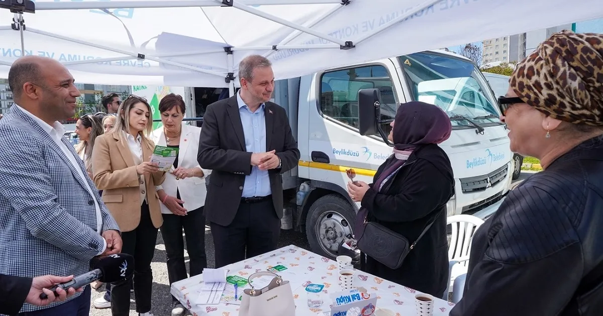 Beylikdüzü'nde geri dönüşüme teşvik eden uygulama