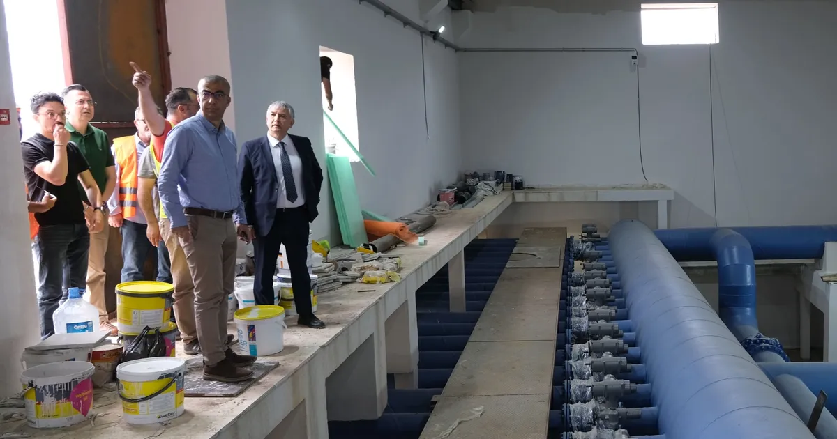 Kuzey Antalya İçmesuyu Tesisi’nde çalışmalarda sona yaklaşıldı