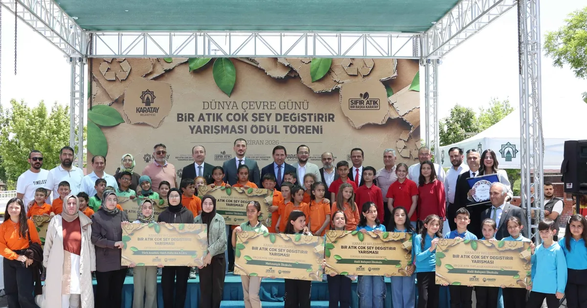 Konya Karatay’da sıfır atık bilinci ödüllendirildi