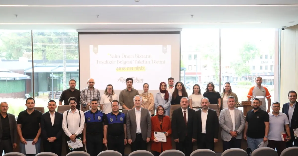 Bursa İnegöl'de Kaizen ödülleri takdim edildi