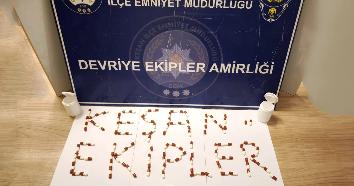 Keşan’da gece yarısı narkotik operasyonu