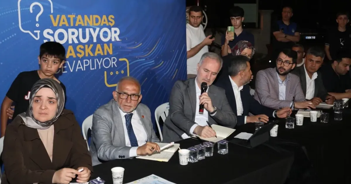 Bursa İnegöl'de Başkan Taban Yeni Mahalle sakinlerini dinledi